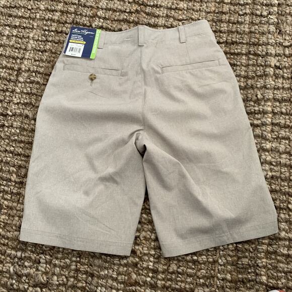 Ben Hogan Performance Shorts Men 30 Khaki Heather Active Flex Waist Golf Wicking - Picture 4 of 7